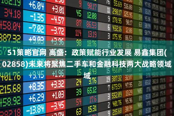 51策略官网 高盛：政策赋能行业发展 易鑫集团(02858)未来将聚焦二手车和金融科技两大战略领域